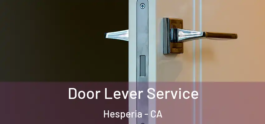  Door Lever Service Hesperia - CA